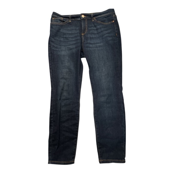 Lauren Conrad skinny Dark Blue Denim Jeans size 12 - Picture 3 of 8